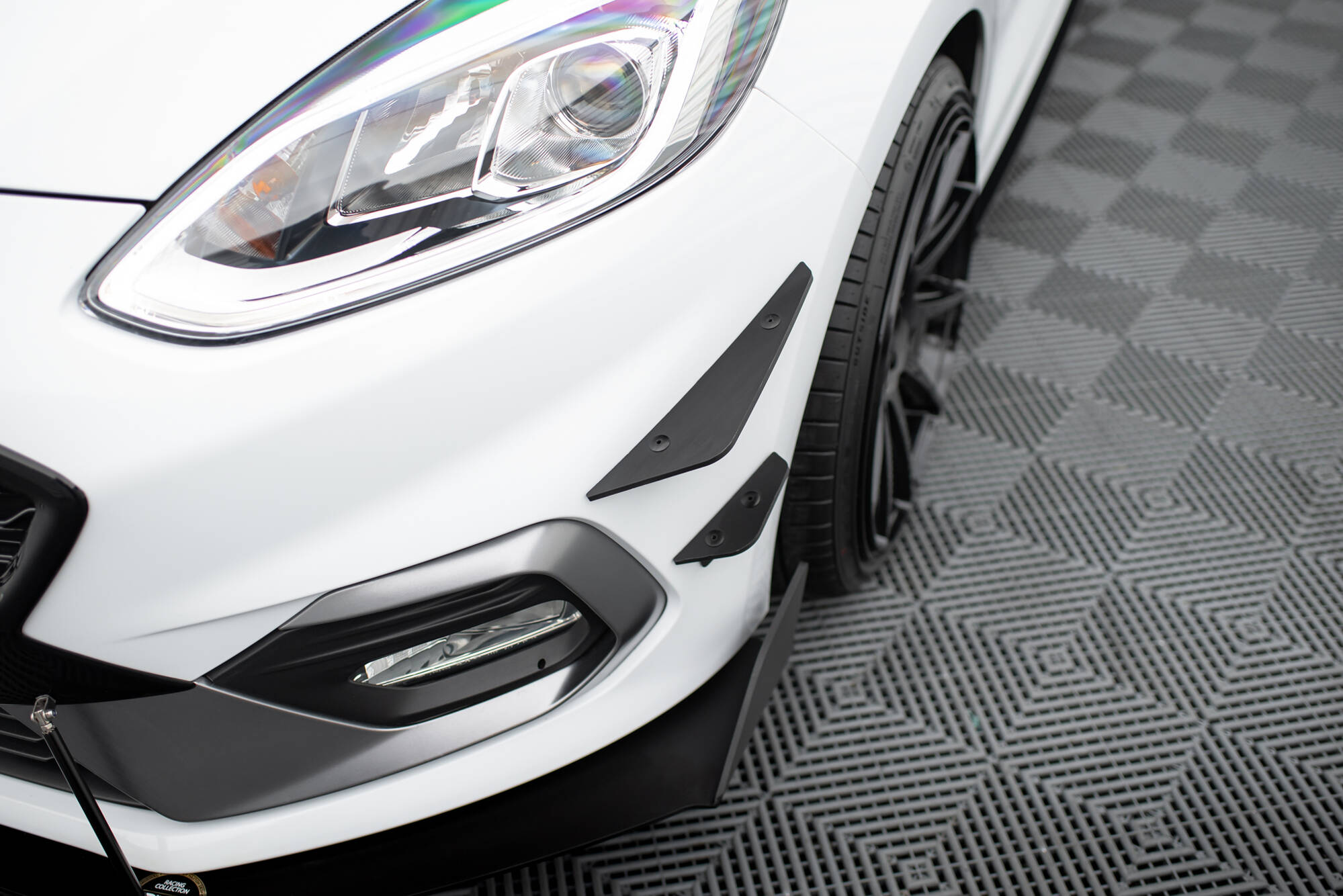 Stoßstangen Flaps Wings vorne Canards für Ford Fiesta Mk8 ST/ ST-Line