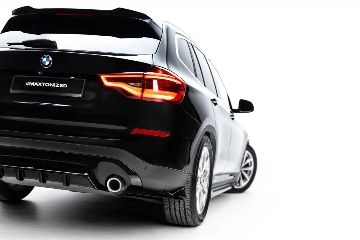 Diffusor RACE passend für BMW X3 G01 schwarz Hochglanz