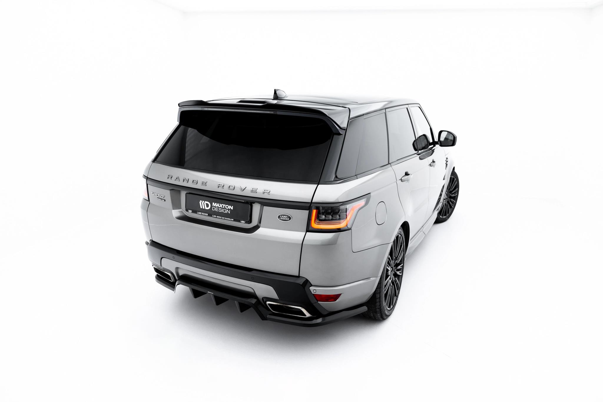 Heckspoiler Lippe passend für Land Rover Range Rover Sport Mk2 Facelift schwarz Hochglanz