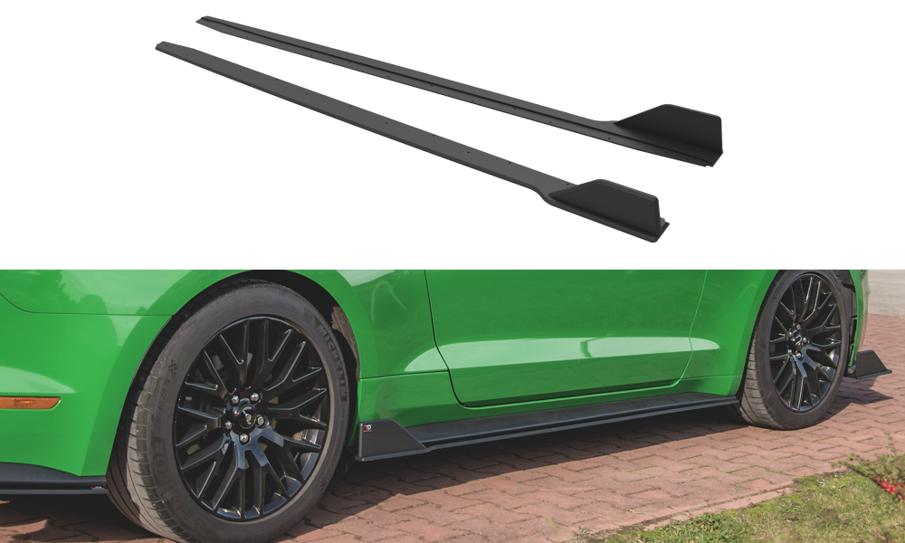 Street Pro Seitenschweller Leisten V.2 passend für Ford Mustang GT Mk6 FL
