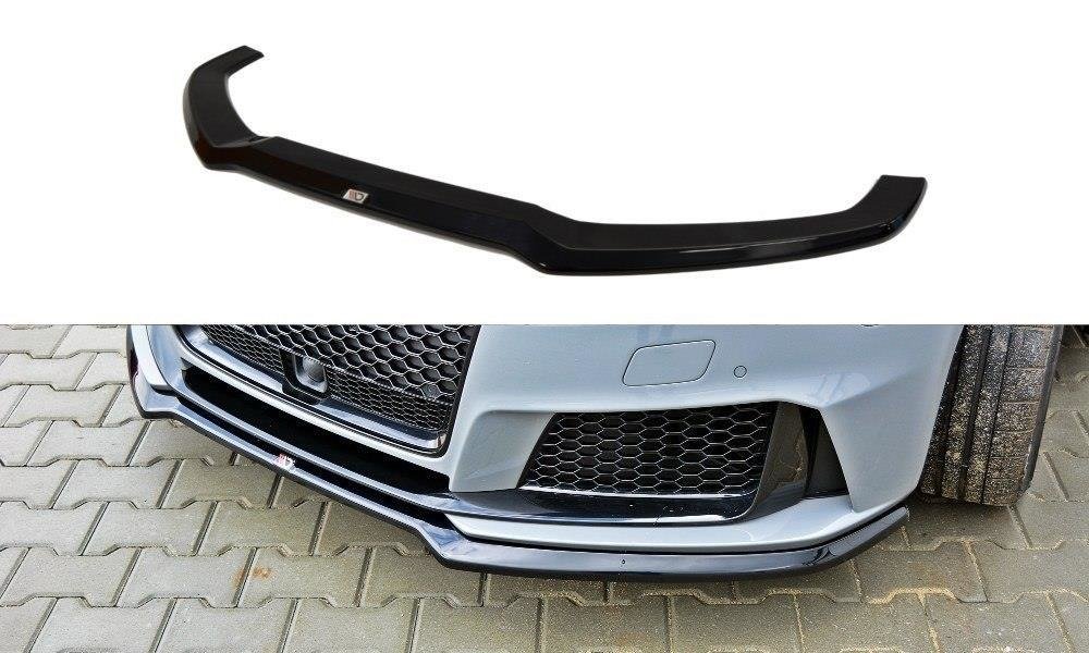 Street+ Spoilerlippe Front Ansatz V.1 passend für Audi RS3 8V Sportback schwarz Hochglanz