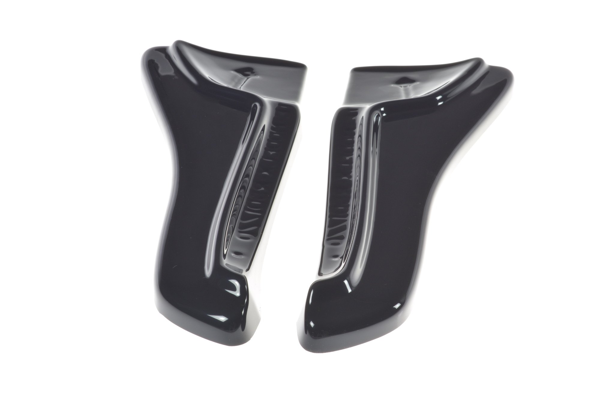 Diffusor Flaps V.1 passend für Tesla MODEL X schwarz Hochglanz