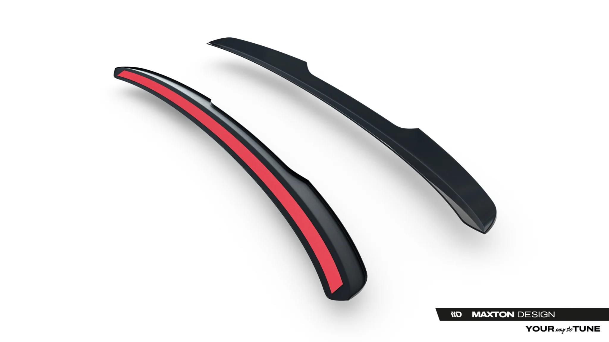 Heckspoiler Lippe Volvo XC90 Mk2 Facelift 2 schwarz Hochglanz