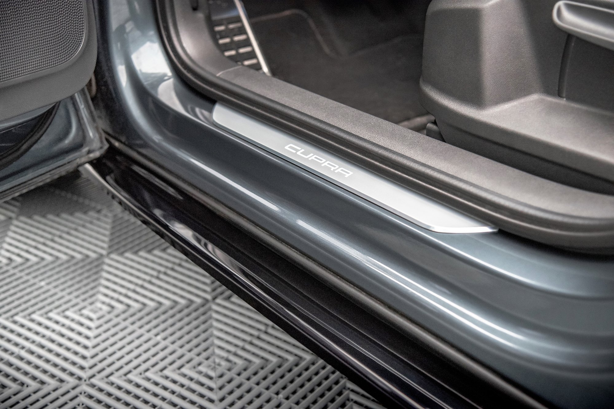 Seitenschweller Ansatz Paar passend für CUPRA Ateca Mk1 / Mk1 FL schwarz Hochglanz