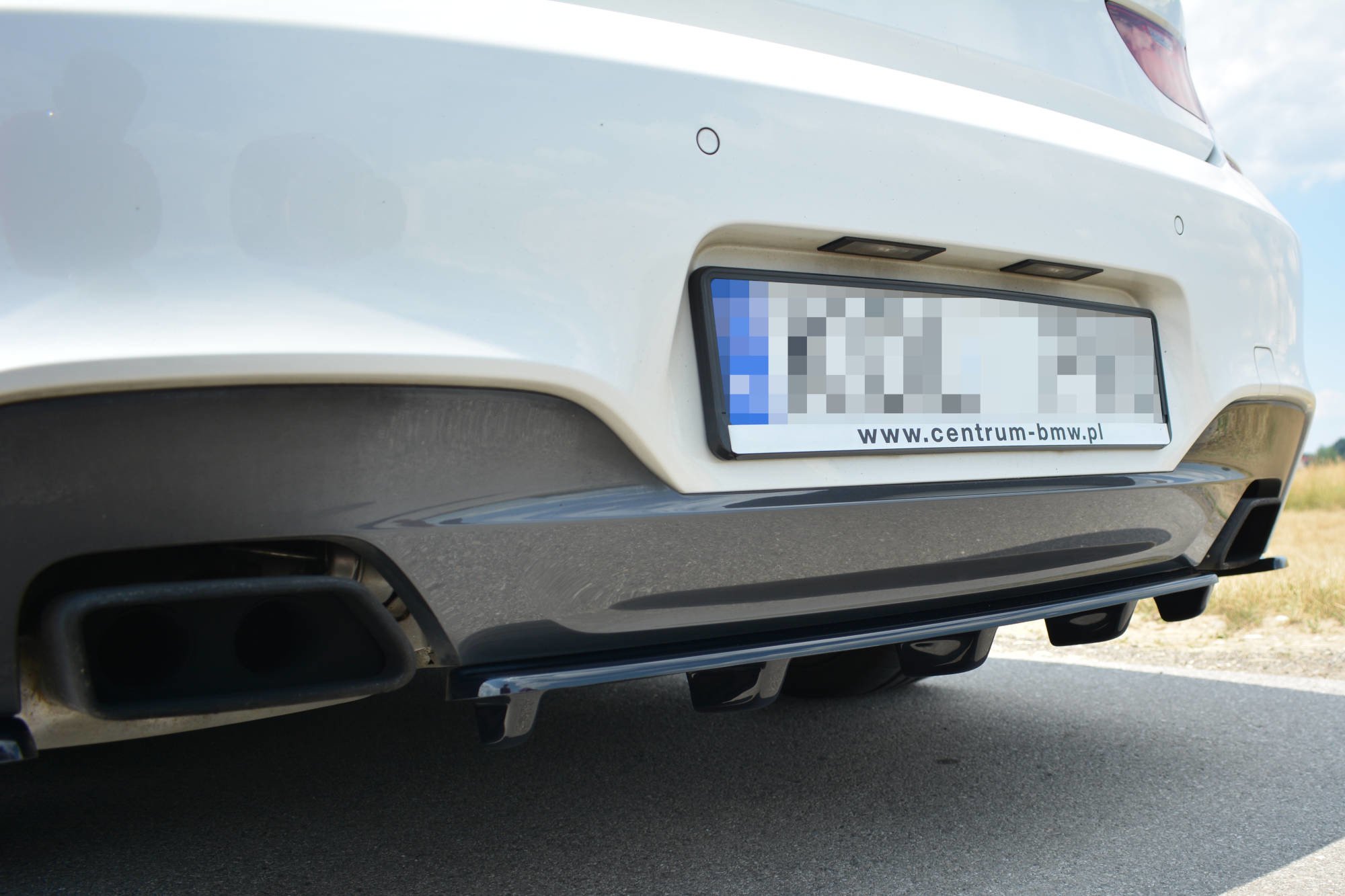 Heckansatz BMW 6er Gran Coupé M Paket DTM LOOK schwarz Hochglanz
