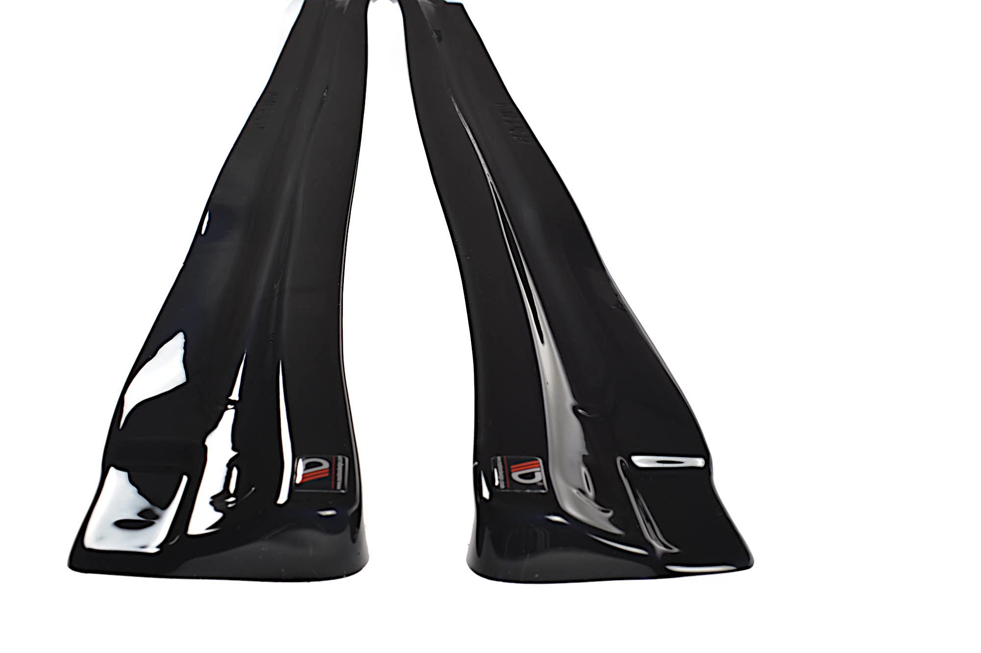 Seitenschweller Ansatz Paar passend für Maserati QUATTROPORTE MK.6 vor FL Carbon Look