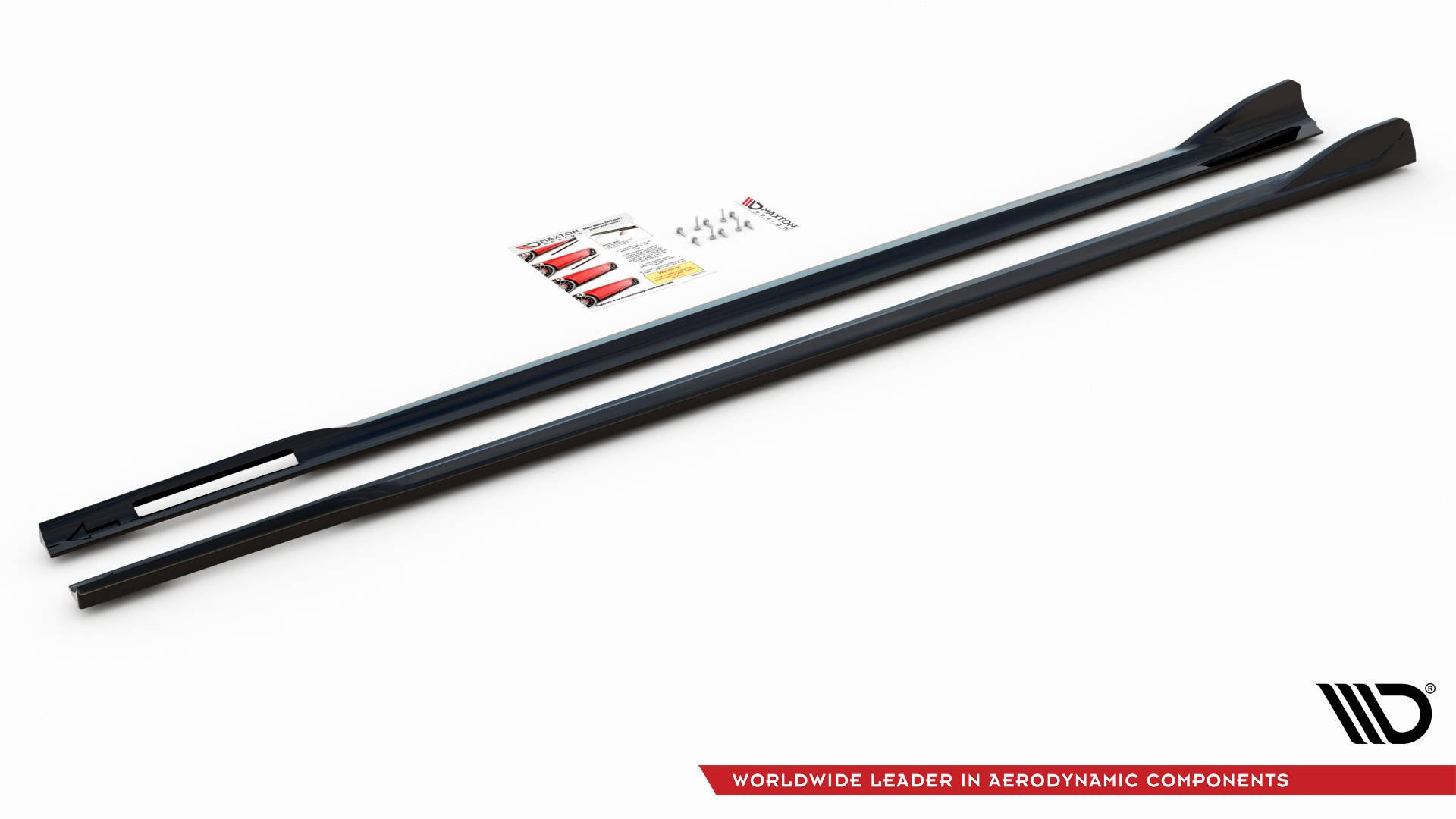 Street+ Seitenschweller Leisten V.2 passend für BMW 4er M-Paket / M440i G22 / G23 / G22 FL / G23 FL schwarz Hochglanz