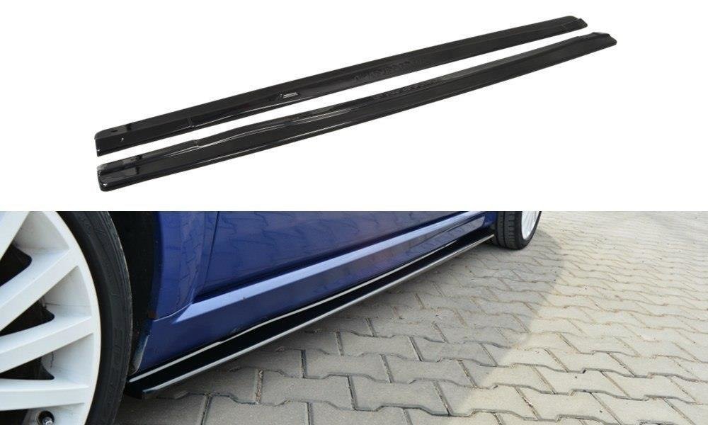 Street+ Seitenschweller Leisten passend für Ford Mondeo Mk3 ST220 schwarz Hochglanz