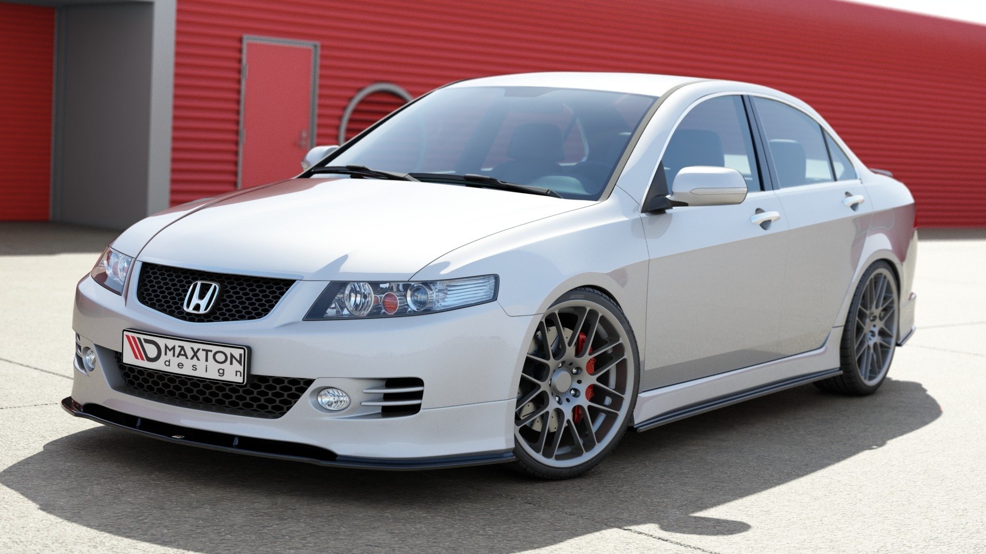 Street+ Seitenschweller Leisten passend für Honda Accord VII TYPE-S schwarz Hochglanz