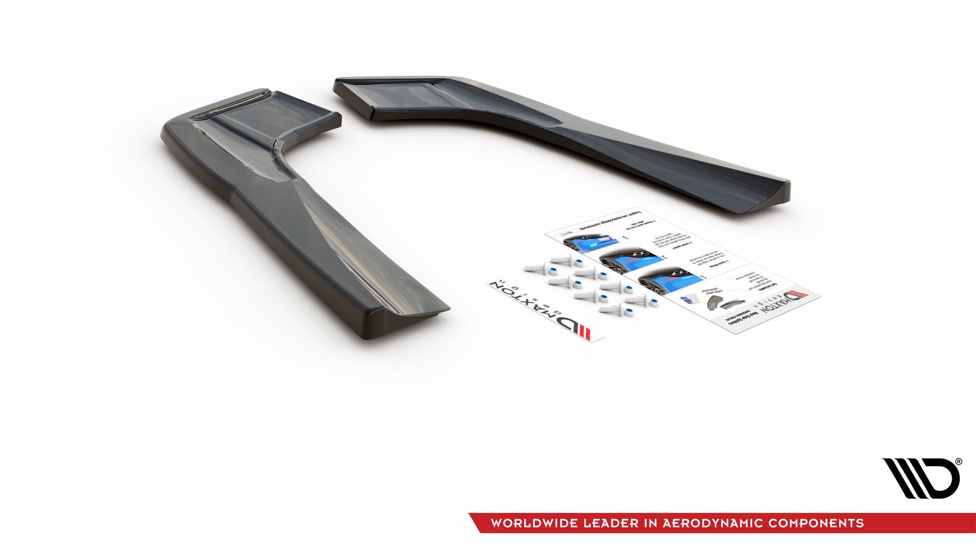 Street+ Heck Ansatz Flaps passend für Mercedes-AMG CLA 35 Aero / 45 Aero C118 schwarz Hochglanz