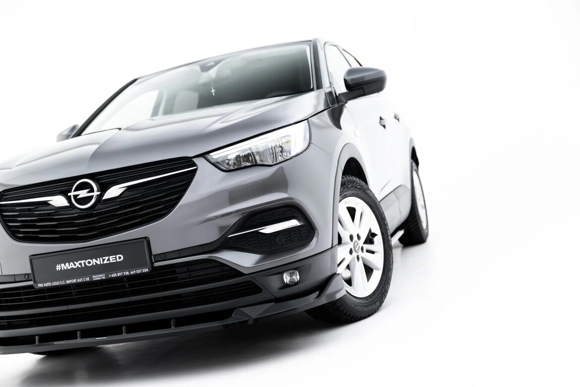 Frontlippe passend für Opel Grandland Mk1 schwarz Hochglanz