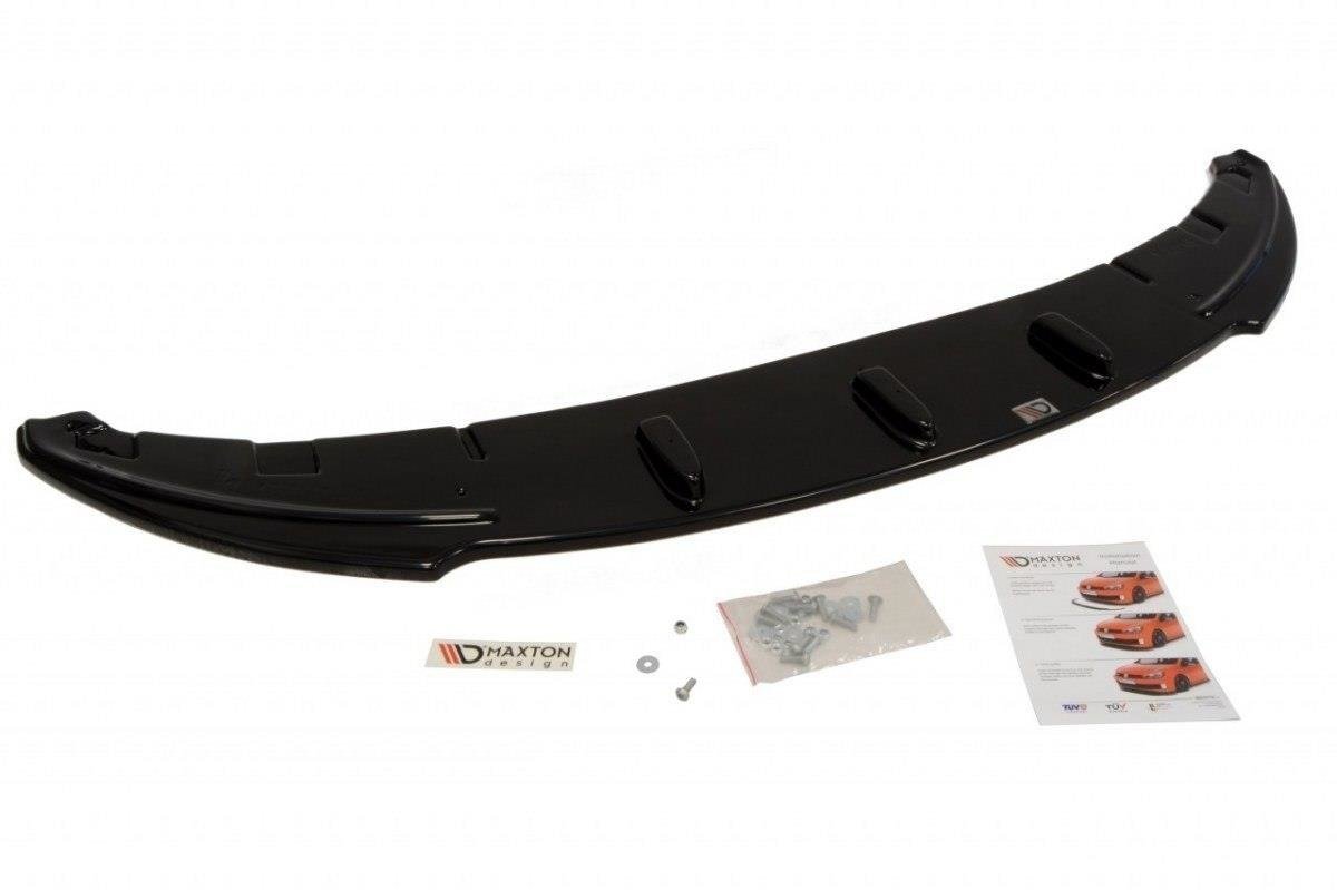 Street+ Spoilerlippe Front Ansatz passend für BMW 1er E81 / E87 FL schwarz Hochglanz
