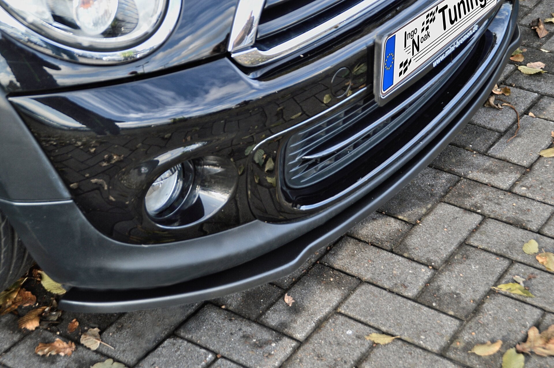 CUP Frontspoilerlippe für Mini Cooper R56 ab Bj. 2006-14 Schwarz Matt