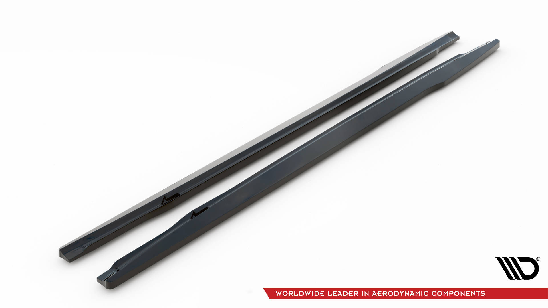 Seitenschweller Ansatz Paar passend für Bentley Continental GT Coupe Mk3 schwarz Hochglanz