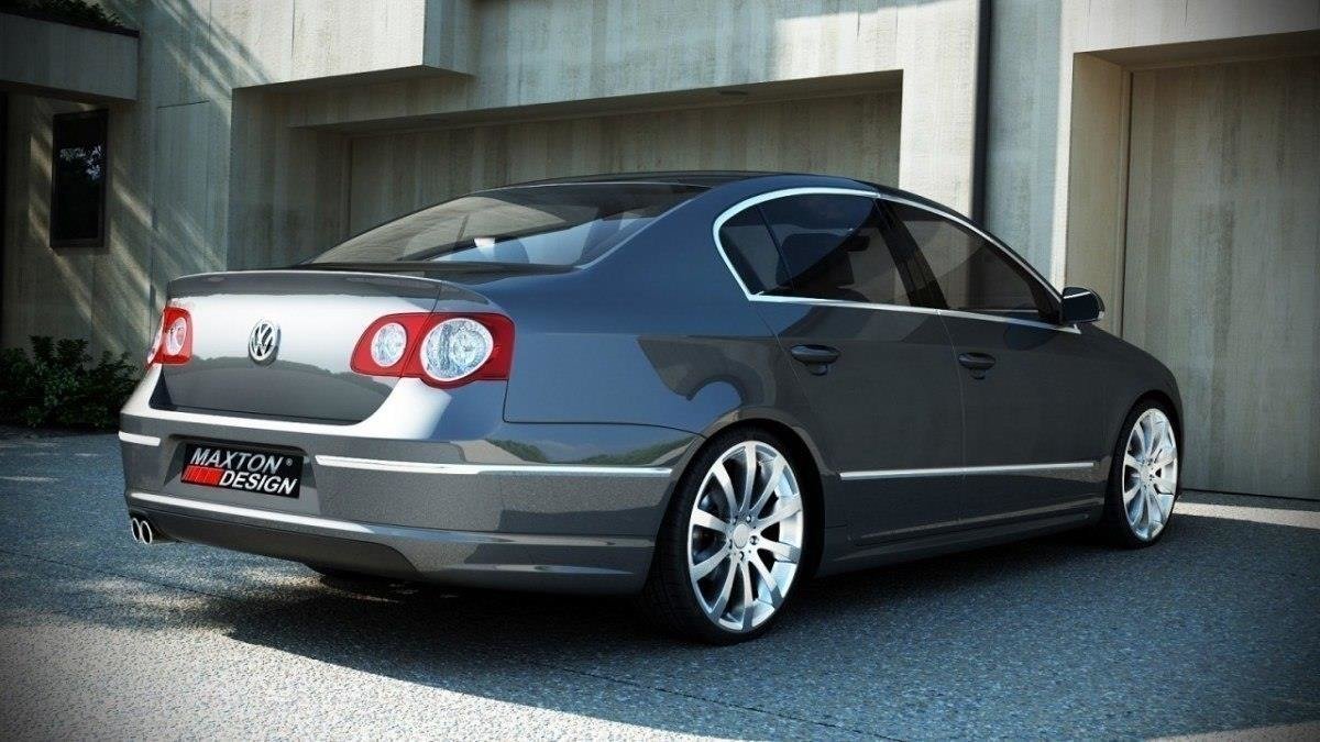 Diffusor Heck Ansatz für VW PASSAT B6 R-LINE LOOK KOMPAKT
