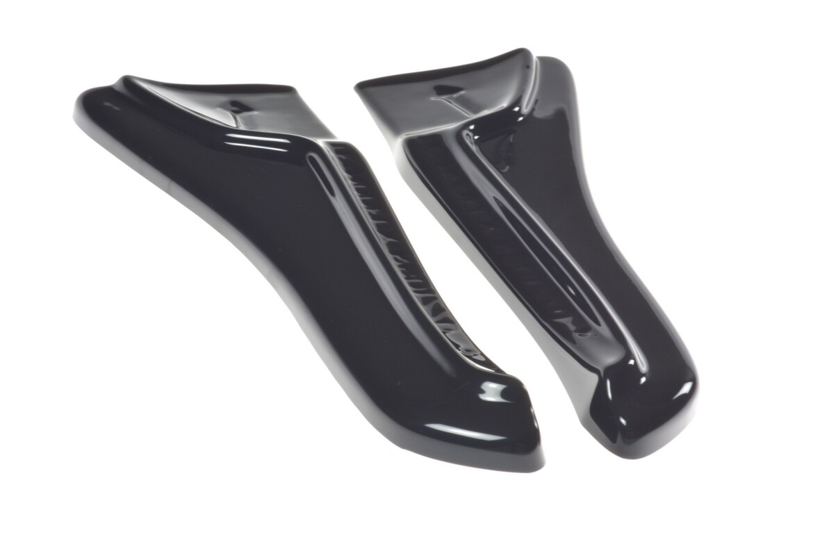Diffusor Flaps V.1 passend für Tesla MODEL X schwarz matt