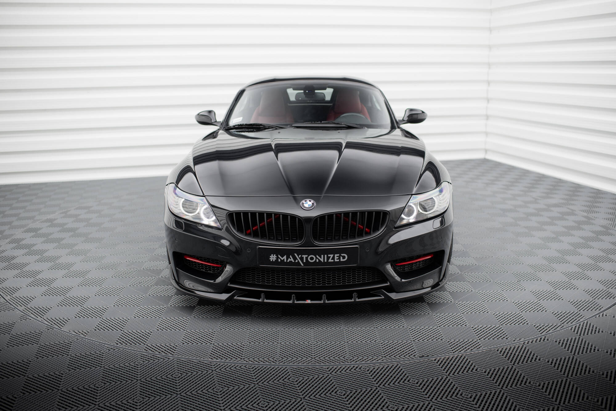 Street+ Spoilerlippe Front Ansatz passend für BMW Z4 M-Paket E89 FL schwarz Hochglanz
