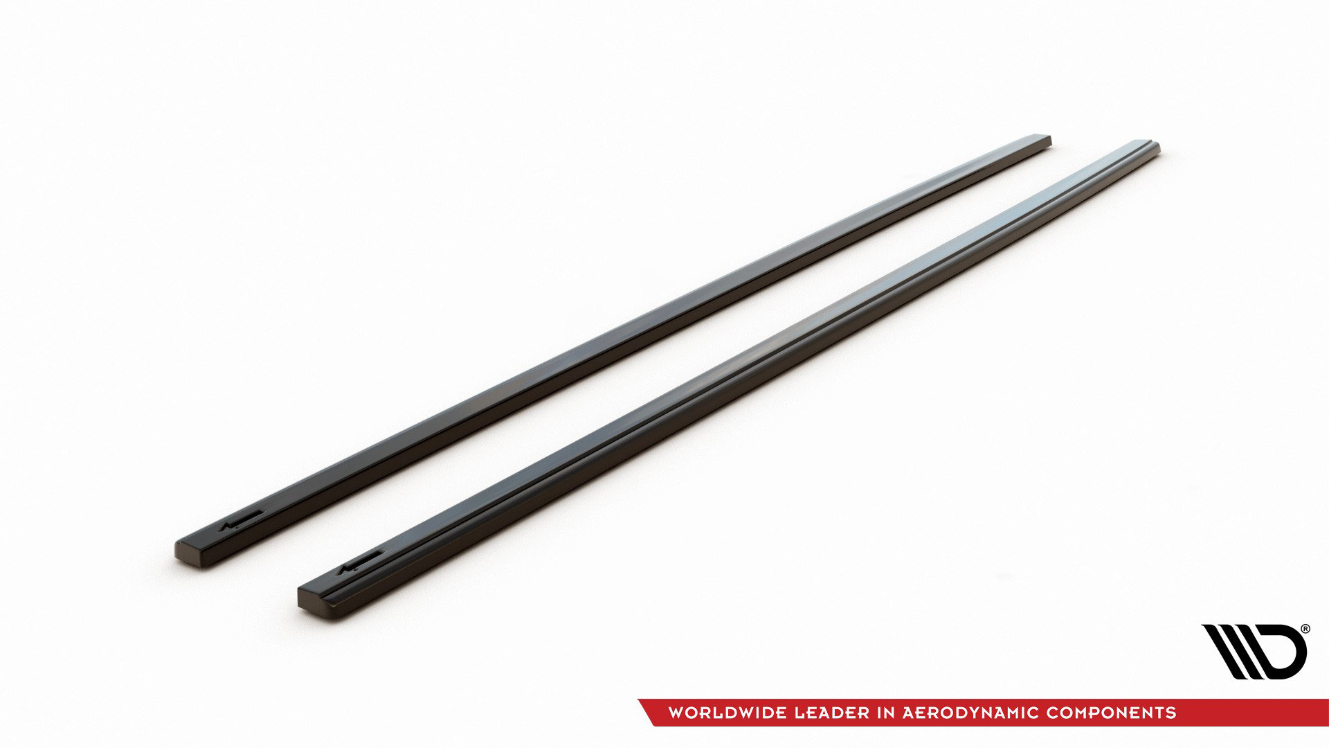 Seitenschweller Ansatz V.2 für VW Golf GTI / GTD Mk7 / Mk7 Facelift verengen schwarz Hochglanz