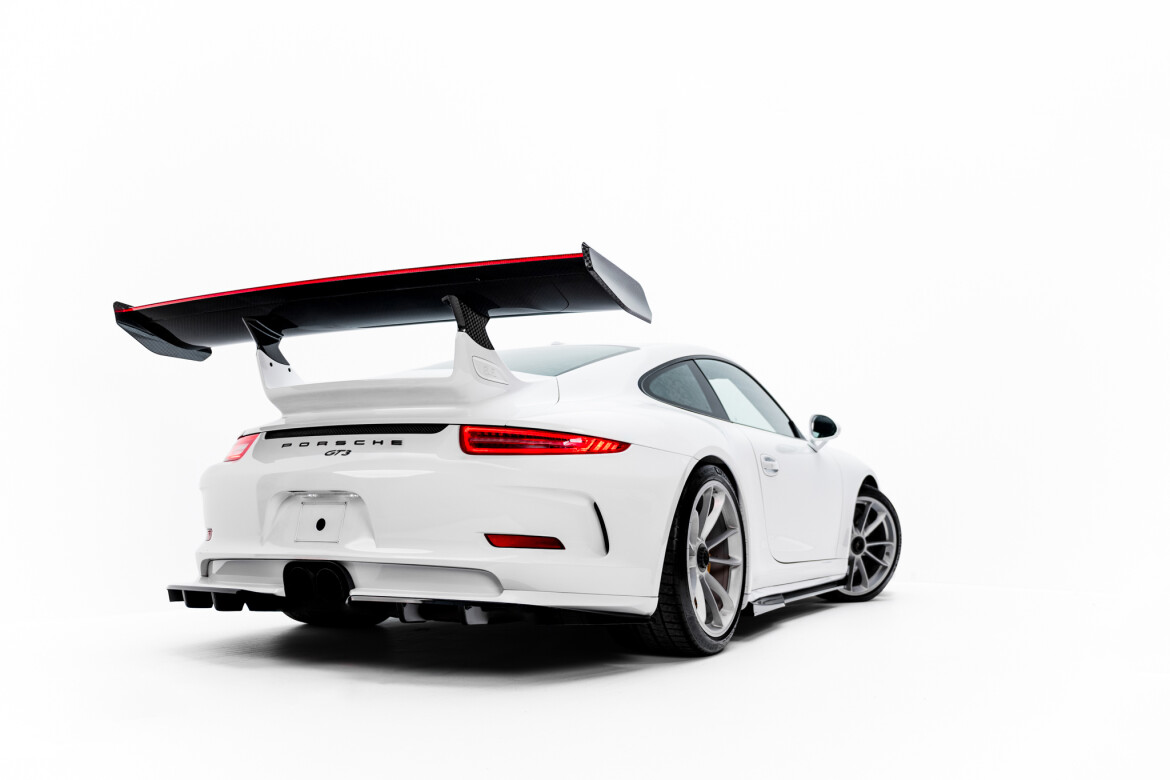 Diffusor RACE passend für Porsche 911 GT3 991 schwarz Hochglanz