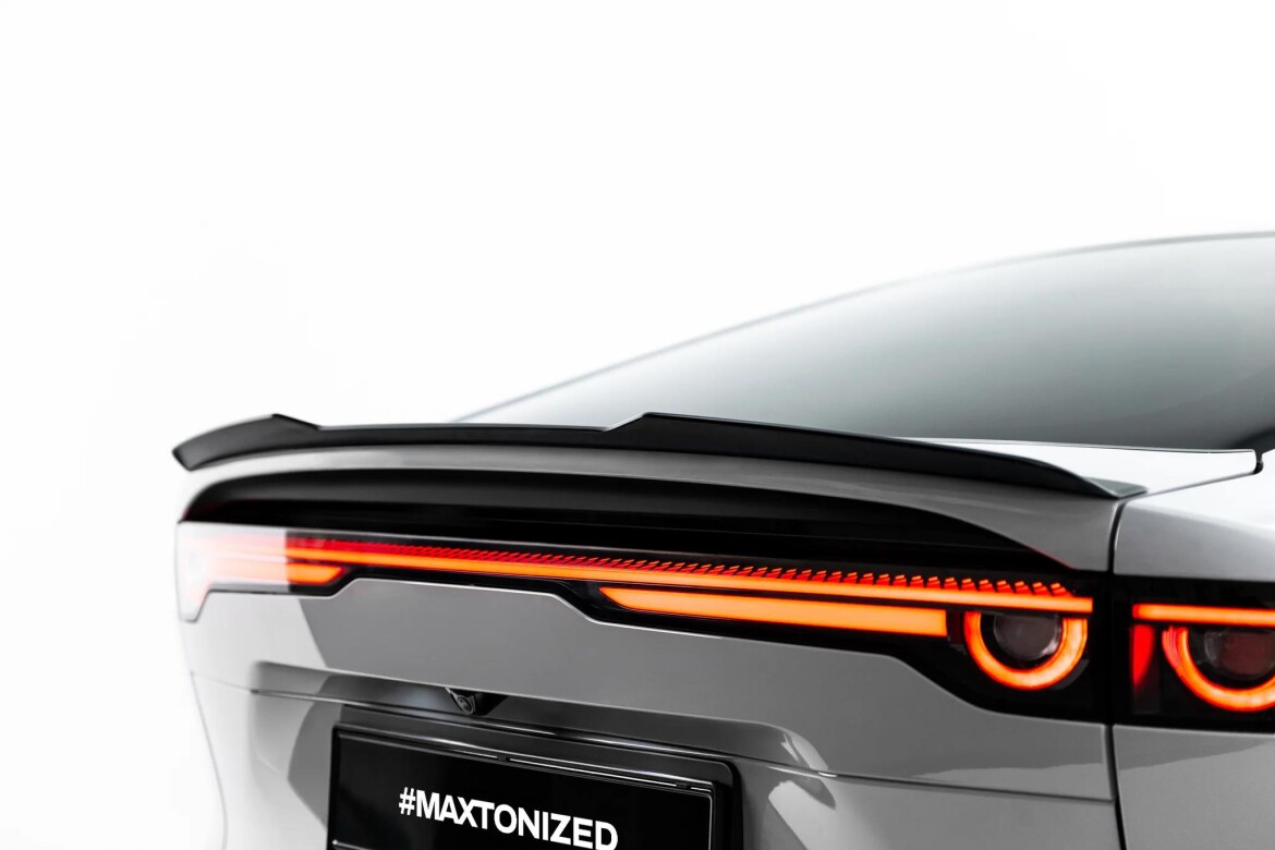 Heckspoiler Lippe passend passend für Mazda 6e Mk1 schwarz Hochglanz
