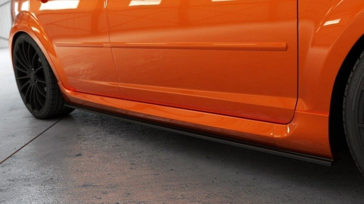 Street+ Seitenschweller Leisten passend für Ford Focus ST Mk2 FL Carbon Look