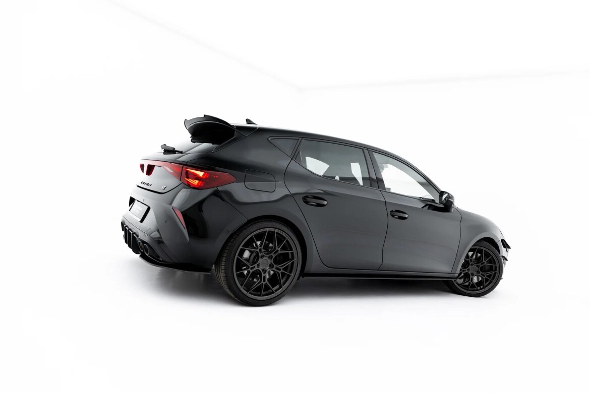 Street Pro Seitenschweller passend für Cupra Leon ST / Hatchback Mk1 Facelift schwarz matt