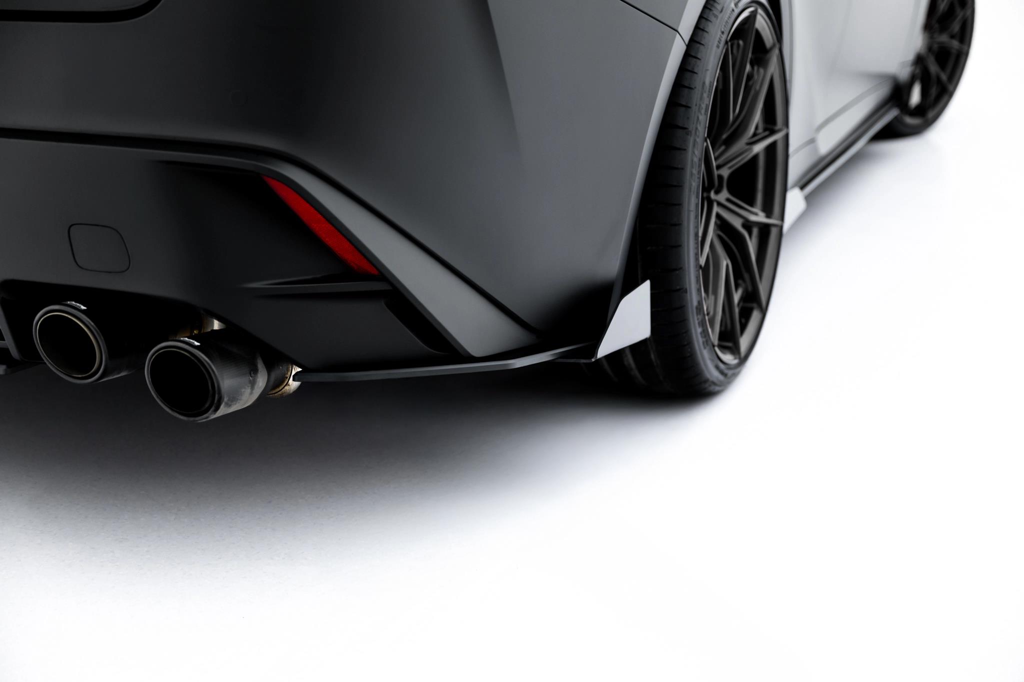 Diffusor Flaps passend für Lexus IS 500 Mk3 Facelift 2 XE30 schwarz Hochglanz