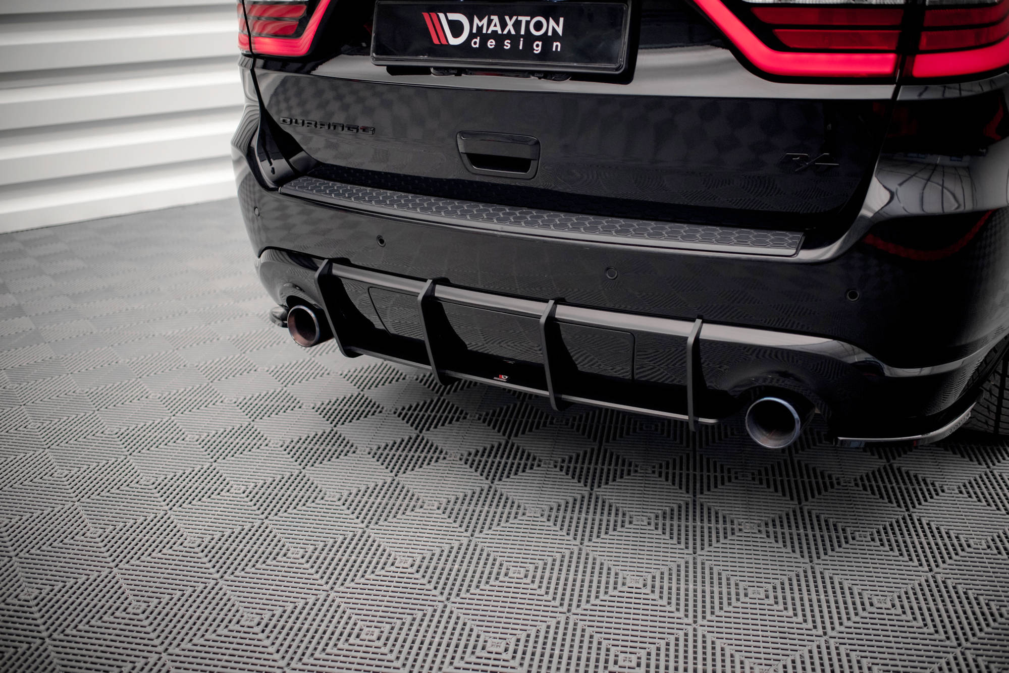 Street Pro Heckschürze Heck Ansatz Diffusor V.2 passend für Dodge Durango RT Mk3