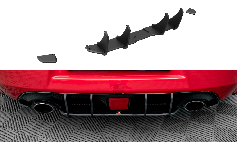 Street Pro Heckschürze Heck Ansatz Diffusor passend für Nissan 370Z
