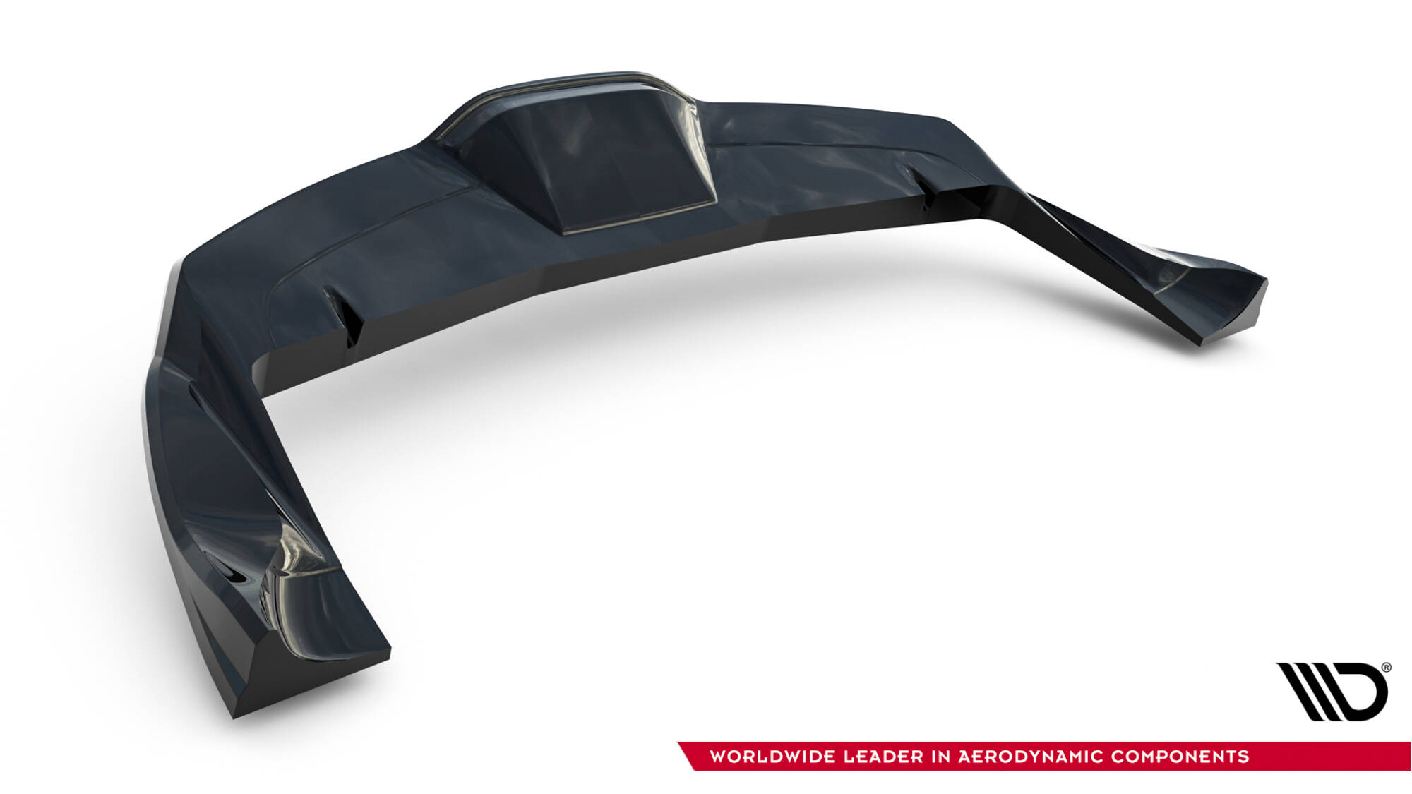 Diffusor Heckansatz V.2 passend für Tesla Model X Mk1 FL schwarz Hochglanz