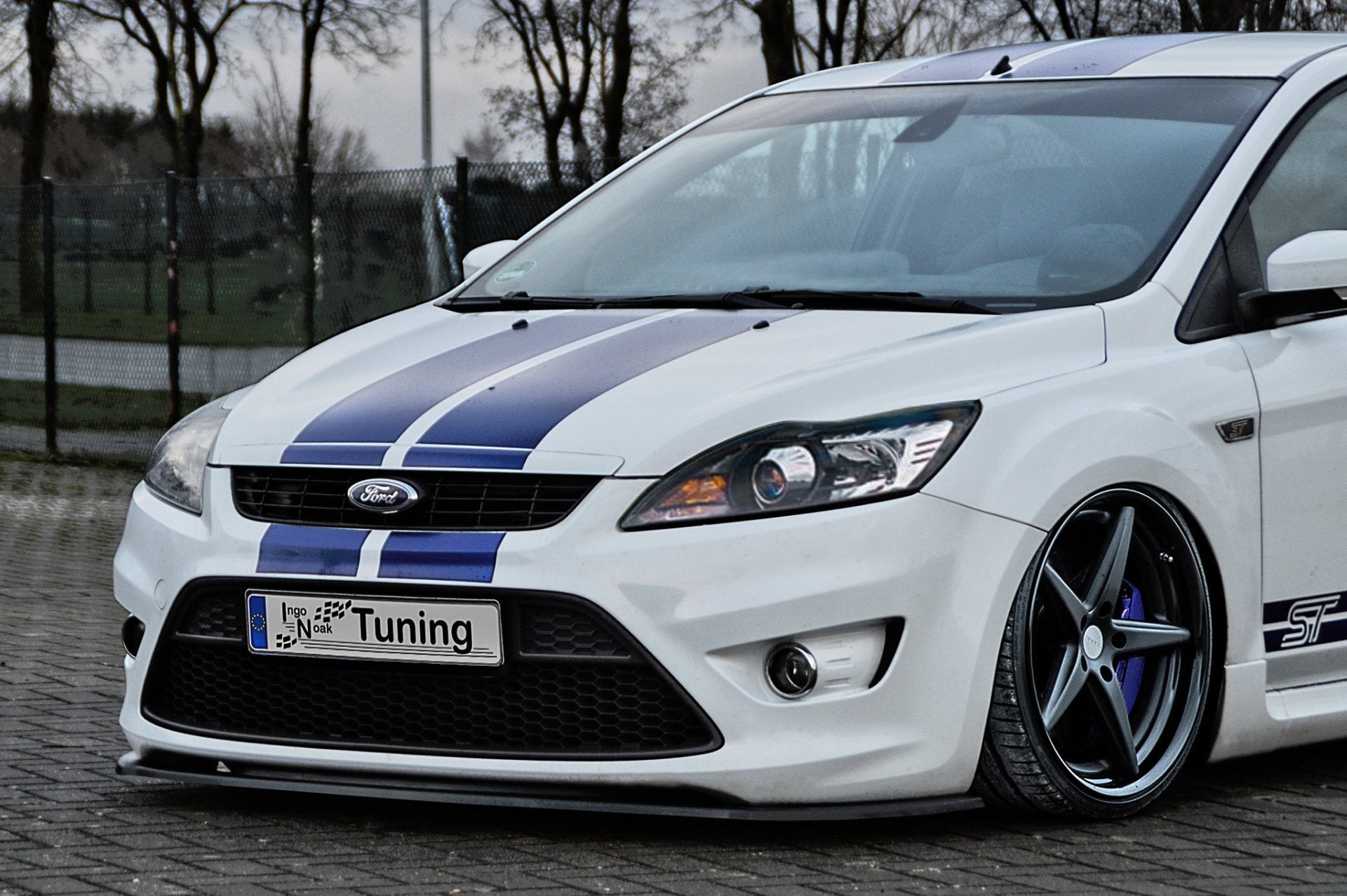 Bodykit für Ford Focus ST DA3 FL Bj.2007-2010 Schwarz Matt