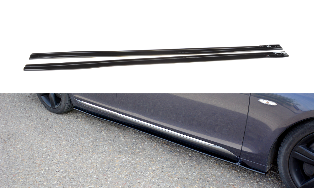 Seitenschweller Ansatz für Lexus GS Mk3 schwarz Hochglanz