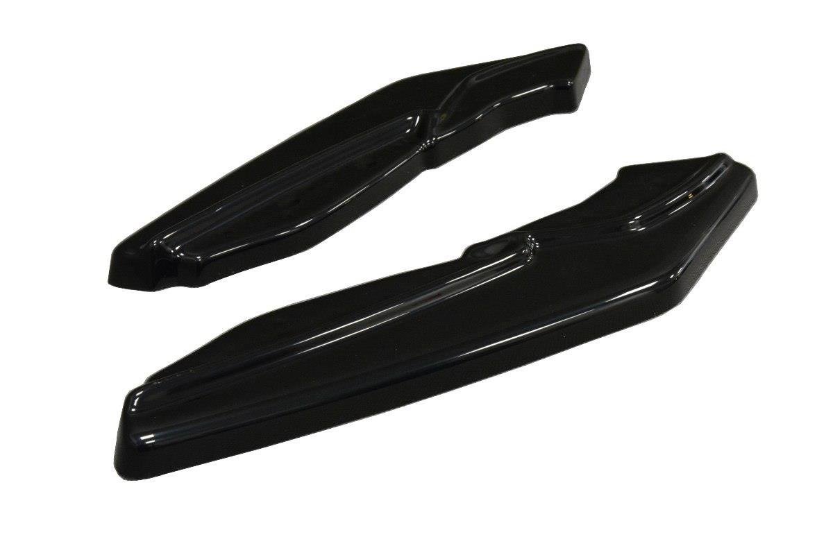 Heck Ansatz Flaps Diffusor für Renault Laguna mk 3 Coupe schwarz Hochglanz