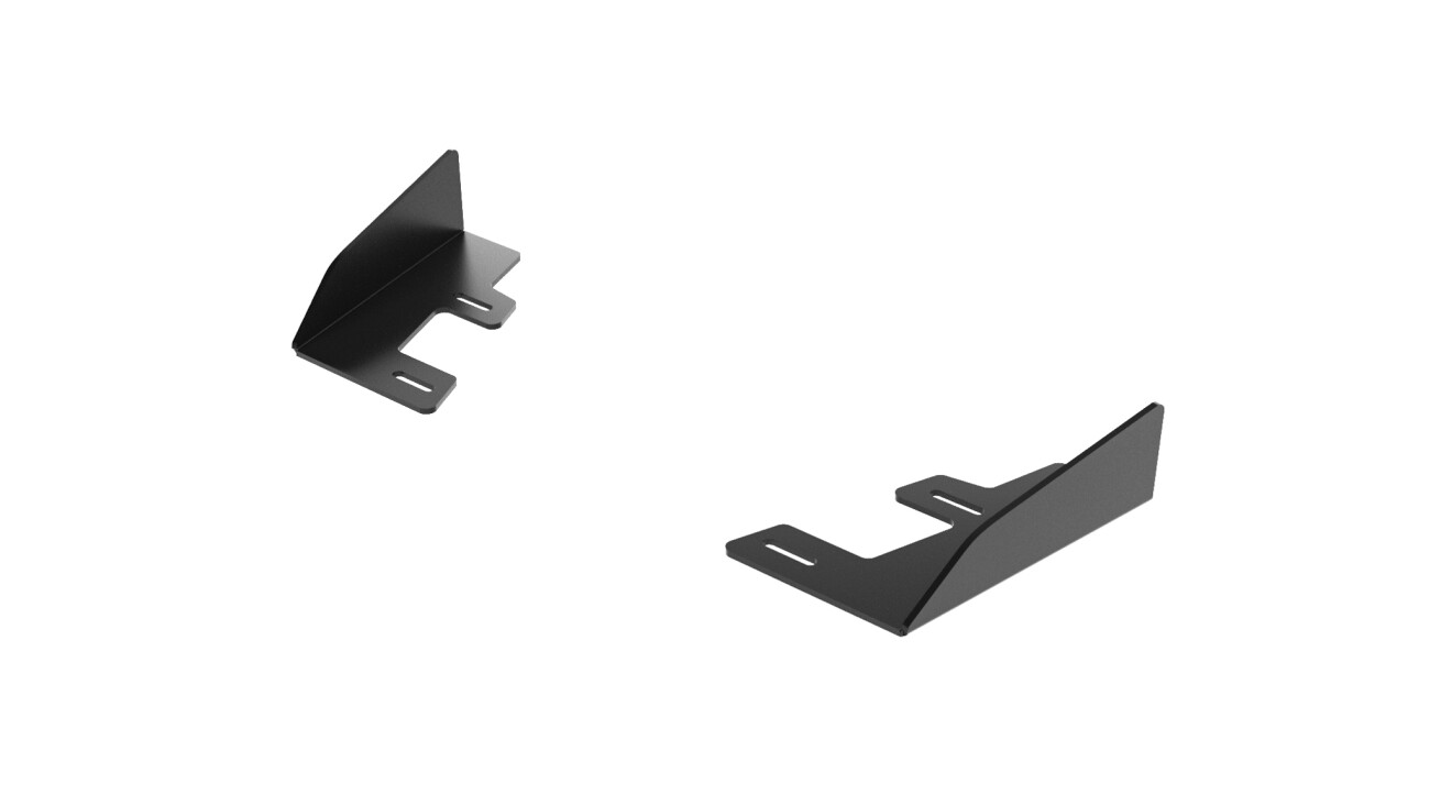 Front Stoßstange Flaps passend für Mini Cooper John Cooper Works F65 schwarz Hochglanz