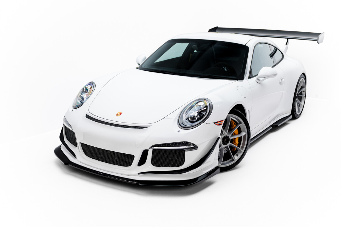 Frontlippe passend für Porsche 911 GT3 991 schwarz Hochglanz