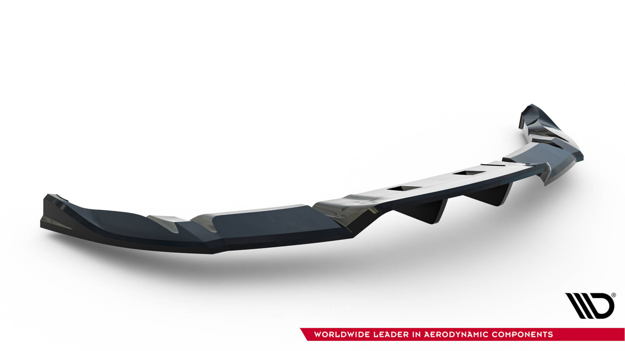 Diffusor Heckansatz V.1 passend für Tesla Model 3 Performance Mk1 FL schwarz Hochglanz