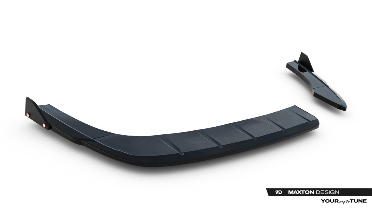 Diffusor Flaps V.2 passend für Hyundai I30 N-Line Wagon Mk3 Facelift schwarz Hochglanz + Flaps matt