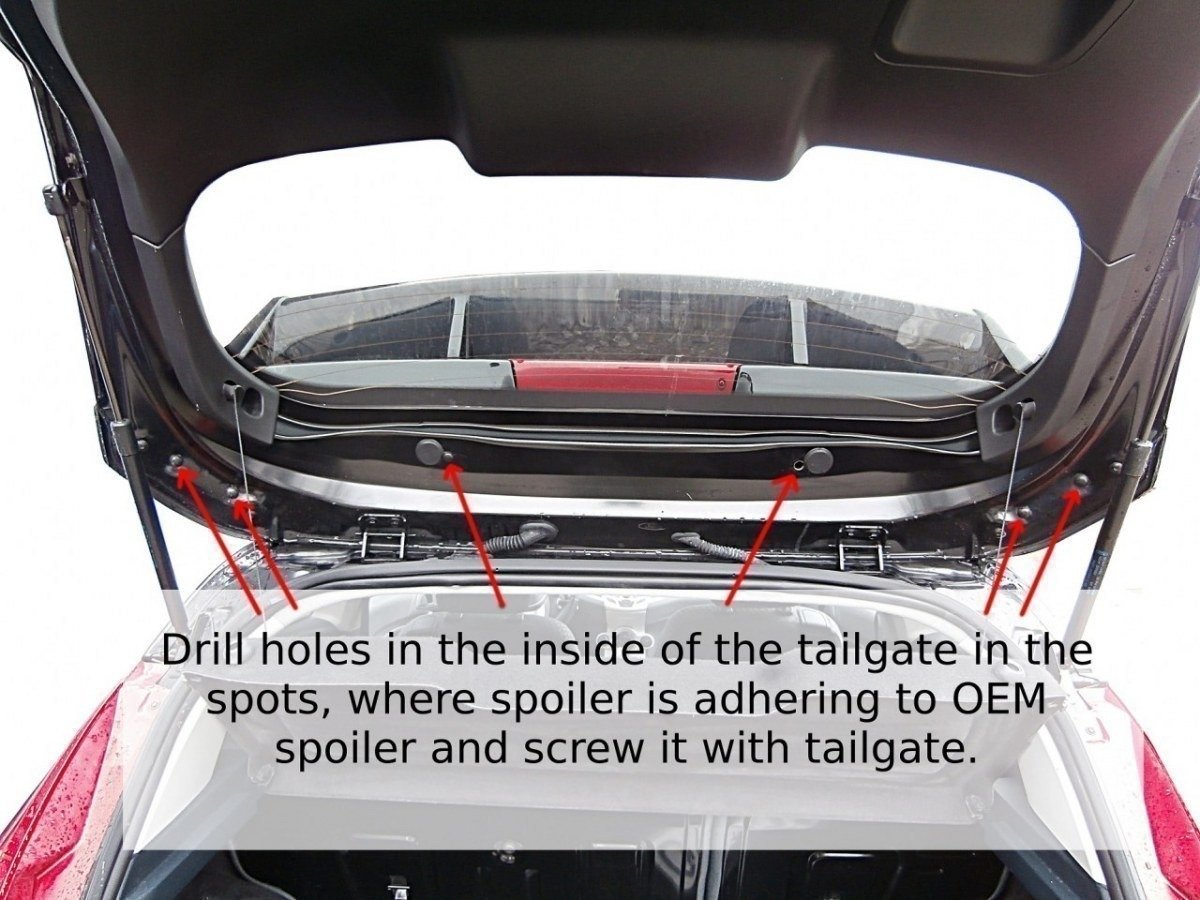 Dachspoiler RS Look Ford Fiesta Mk7 / Mk7 FL
