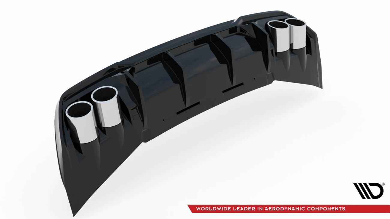 Heckansatz Diffusor + Endrohre passend für CUPRA Formentor Mk1