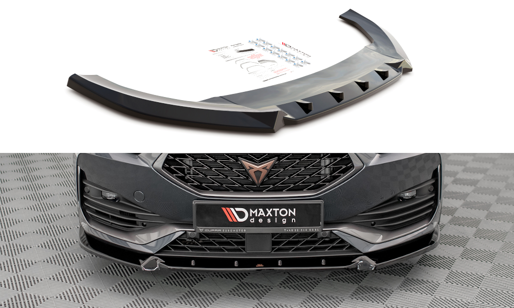 Frontlippe V.1 passend für CUPRA Leon Mk1 schwarz Hochglanz