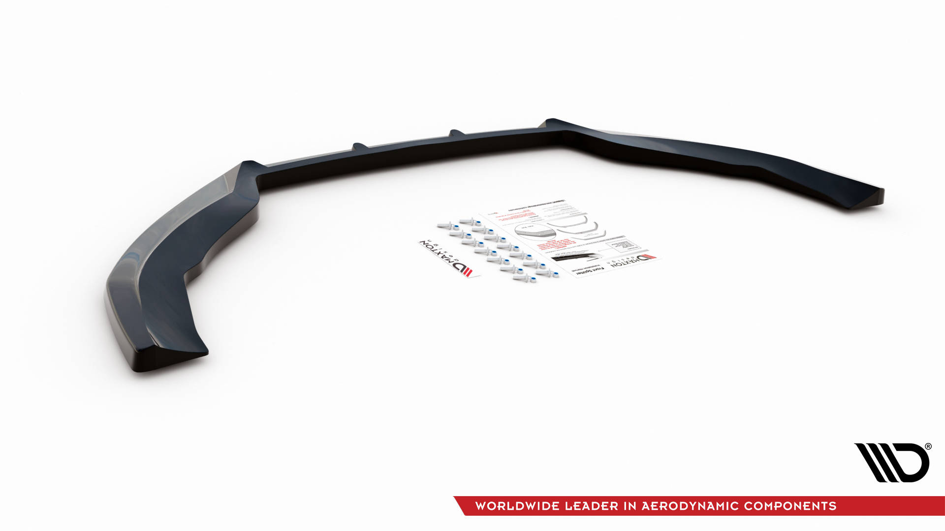 Street+ Spoilerlippe Front Ansatz V.3 passend für VW Passat CC schwarz Hochglanz