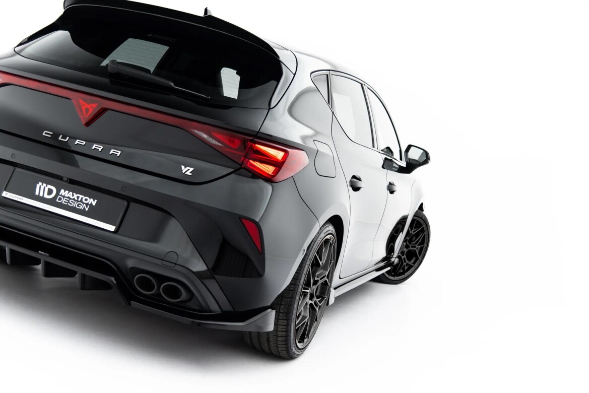 Diffusor RACE passend für V.1 Cupra Leon Hatchback Mk1 Facelift schwarz Hochglanz