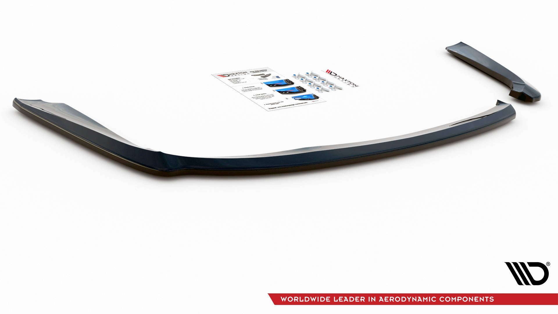 Diffusor Flaps passend für Mistubishi Lancer Sportback Mk8 schwarz Hochglanz