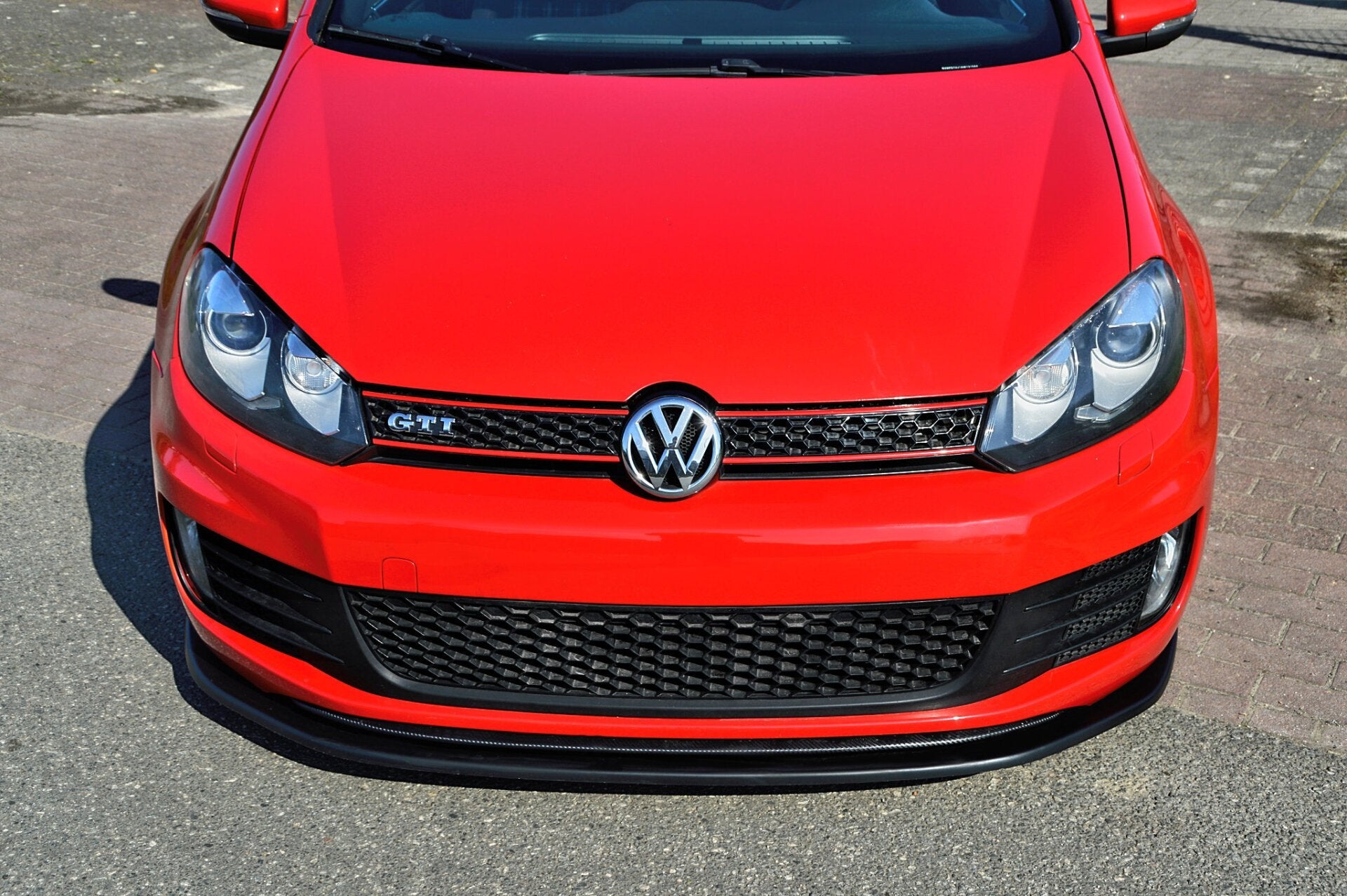 CUP Frontspoilerlippe für VW Golf 6 GTI+GTD 1K Carbon Optik