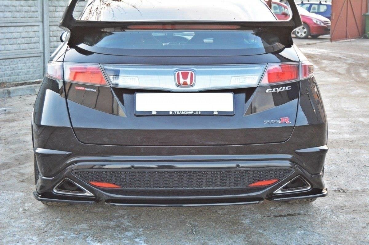 Heckansatz HONDA CIVIC VIII TYPE S/R schwarz Hochglanz