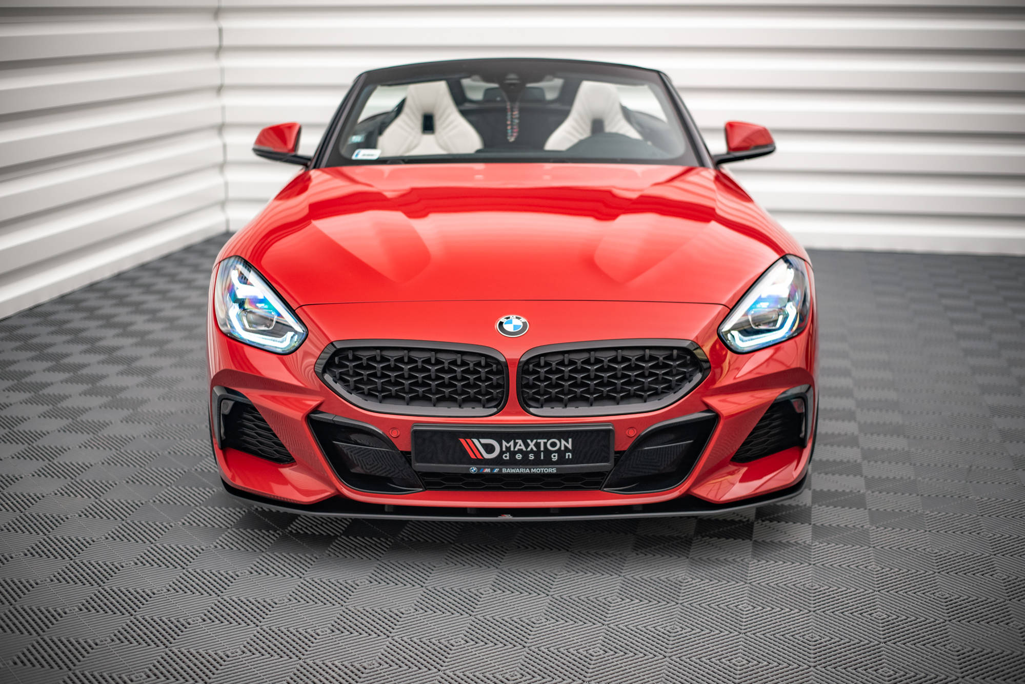 Street Pro Spoilerlippe Front Ansatz passend für BMW Z4 M-Paket G29 rot