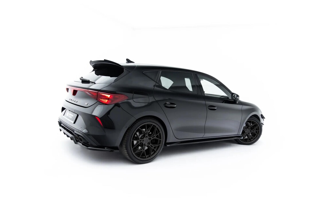 Seitenschweller Ansatz (Paar) V.2 passend für Cupra Leon ST / Hatchback Mk1 Facelift schwarz Hochglanz