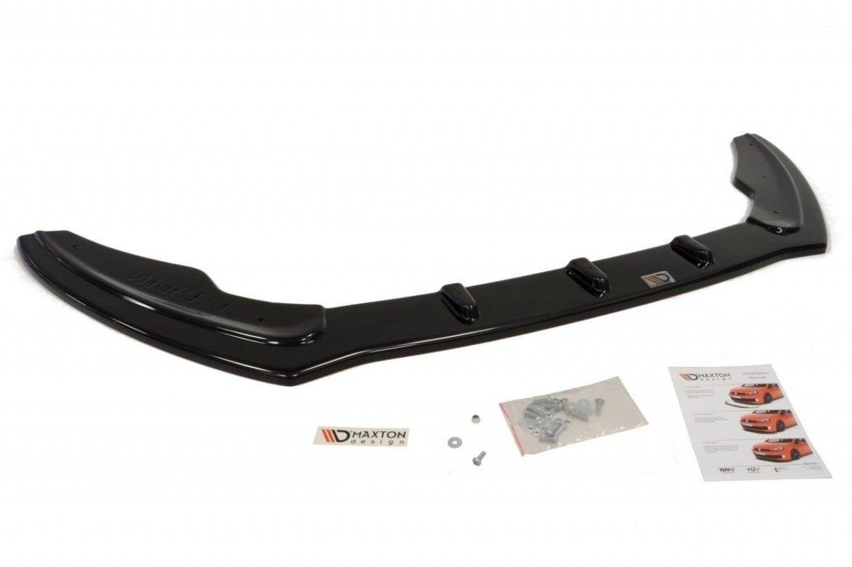 Street+ Spoilerlippe Front Ansatz passend für Ford Fiesta Mk7 FL schwarz Hochglanz