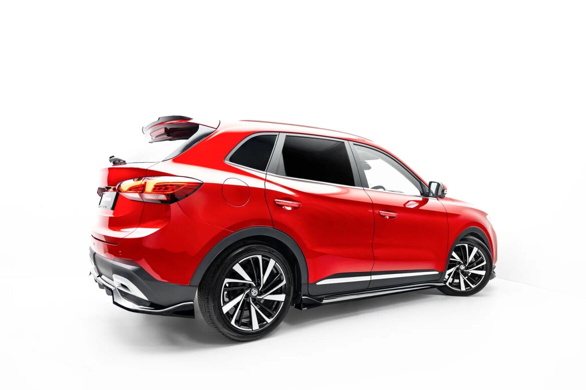 Seitenschweller Ansatz (Paar) passend für MG ZS Mk2 schwarz Hochglanz