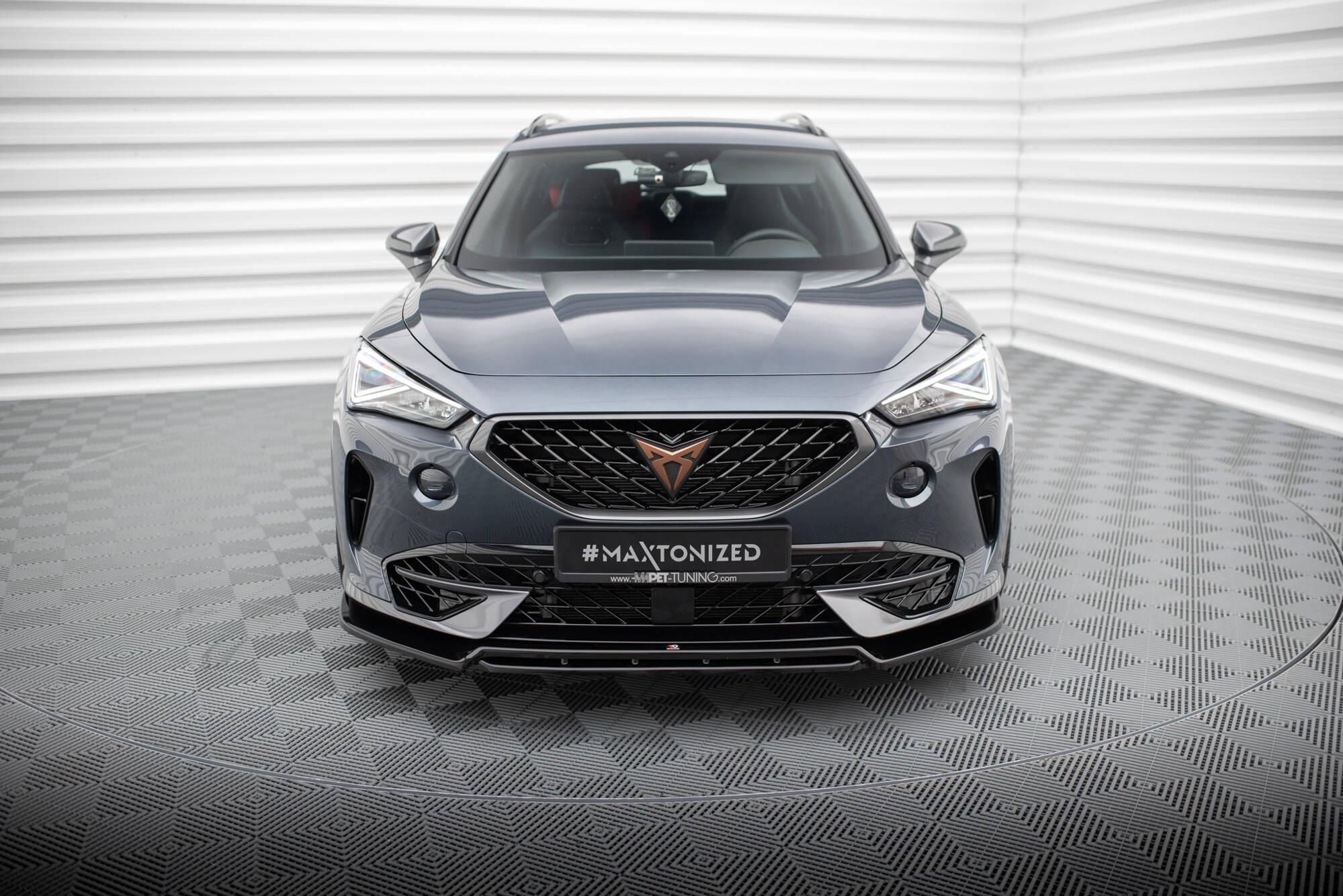 Frontlippe V.5 passend für CUPRA Formentor Mk1 schwarz Hochglanz